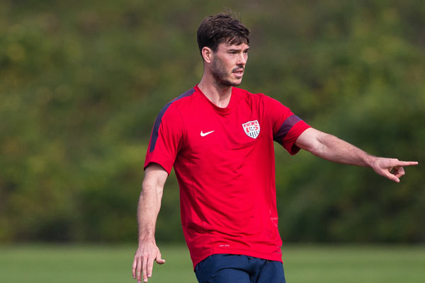 USMNT player Brad Evans. Credit: Michael Janosz