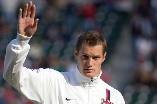 USMNT soccer player Nate Jaqua.