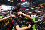 Atlanta United goal celebration.