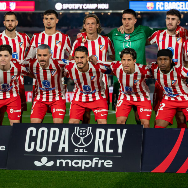 Atletico Madrid starting lineup.