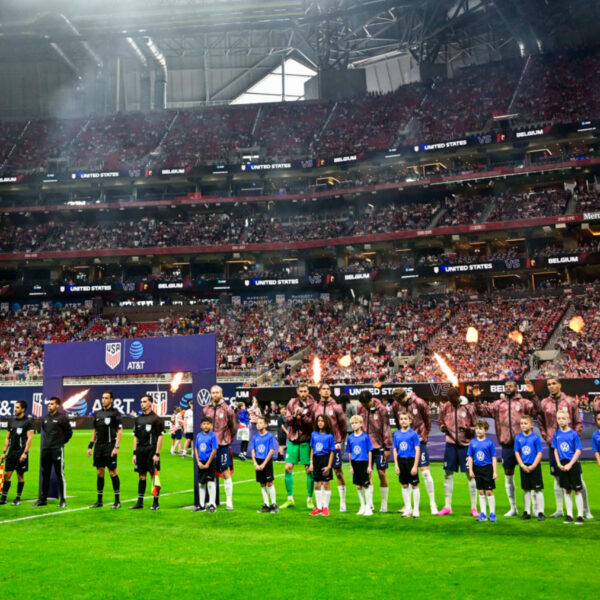 United States and Belgium lineups